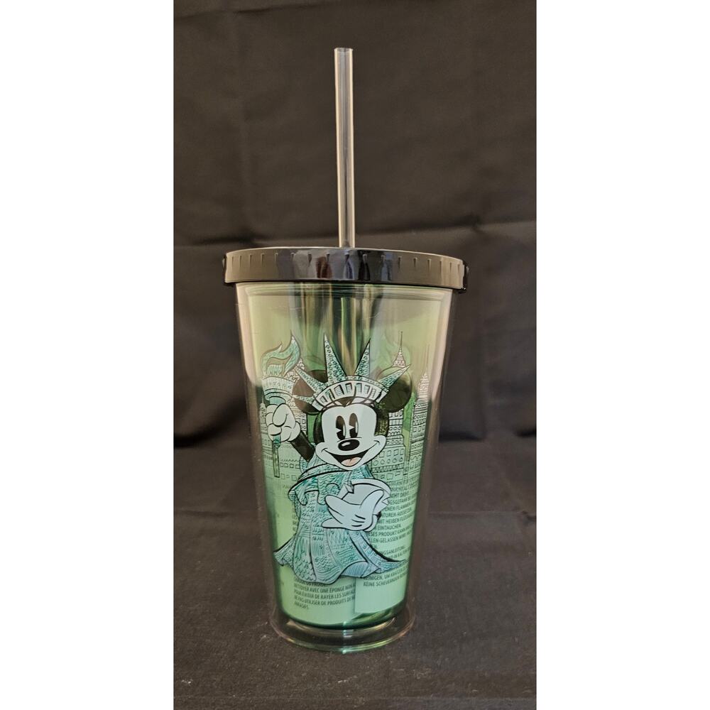 NWT Disney Store Statue of Liberty Mickey Tumbler